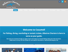 Tablet Screenshot of cozumel-fishing.com